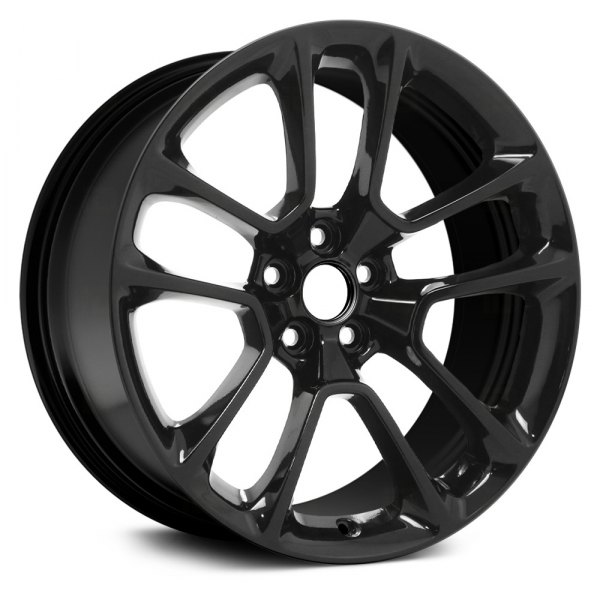 Replace® - 20 x 9 10-Spoke Black Alloy Factory Wheel (Remanufactured)