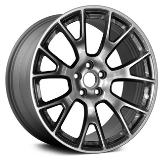 Replace® - 7 Split-Spoke Medium Charcoal Metallic Matte 20x11 Alloy Factory Wheel - Remanufactured