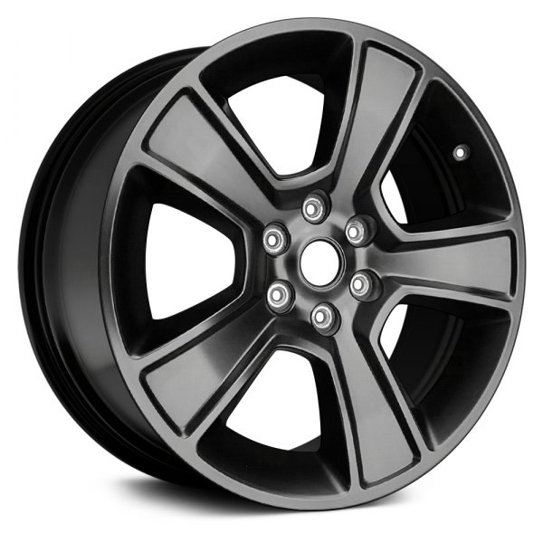 Replace® - 20 x 9 5-Spoke Black Alloy Factory Wheel (Remanufactured)