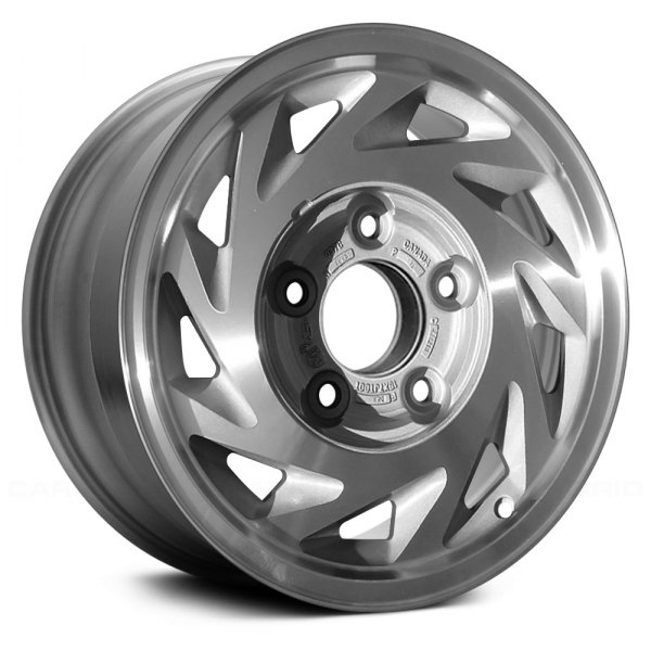 Replace® - 15 x 7 9 Turbine-Spoke Machined with Silver Pockets Alloy Factory Wheel (Factory Take Off)