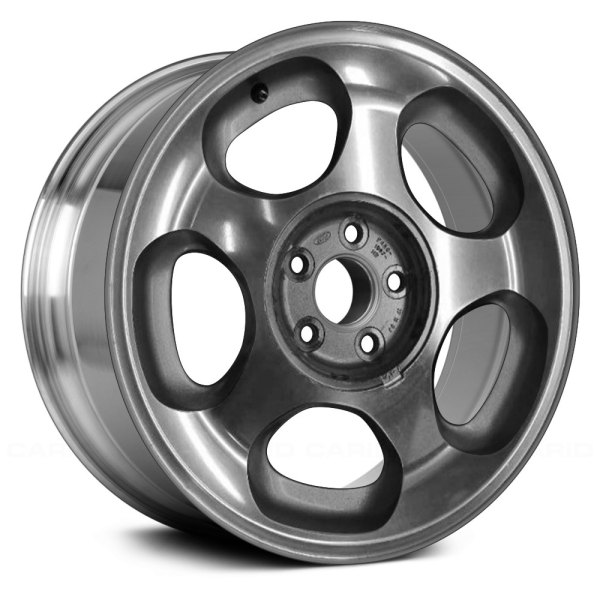 Replace® - 17 x 8 5-Slot Polished Charcoal Alloy Factory Wheel (Remanufactured)