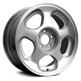 Replace® - 5-Slot Silver with Machined Accents 17x8 Alloy Factory Wheel - Remanufactured