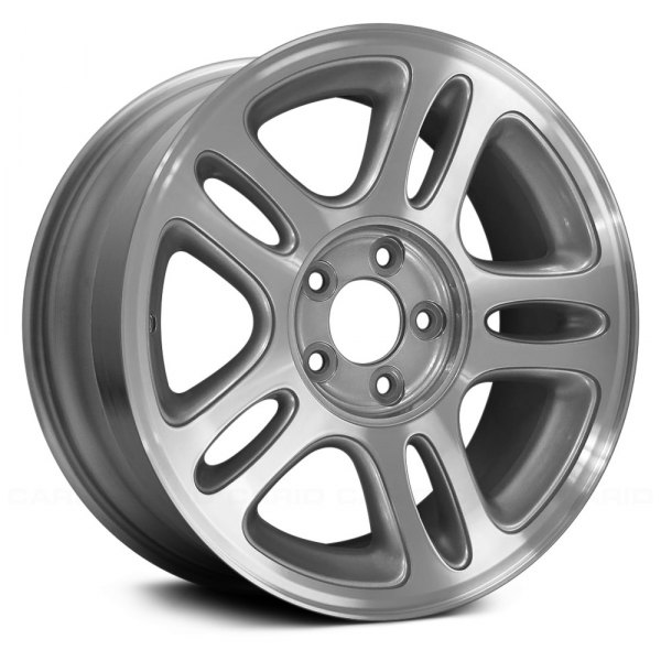 Replace® - 17 x 8 Double 5-Spoke Silver with Machined Accents Alloy Factory Wheel (Remanufactured)