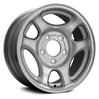 Replace® - 3 V-Spoke Silver with Machined Accents 16x7 Alloy Factory Wheel - Remanufactured