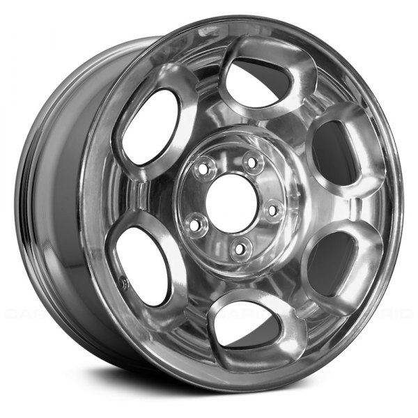 Replace® - 17 x 7.5 6-Slot Chrome Alloy Factory Wheel (Remanufactured)