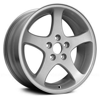 Replace® - 5-Spoke Silver 17x8 Alloy Factory Wheel - Remanufactured