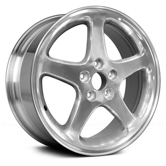 Replace® - 5-Spoke Polished 17x8 Alloy Factory Wheel - Remanufactured
