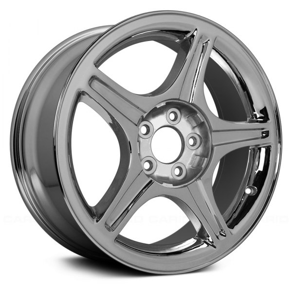 Replace® - 17 x 8 5-Spoke Chrome Alloy Factory Wheel (Remanufactured)