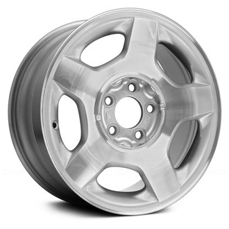 Replace® - 5-Spoke Silver with Machined Accents 16x7 Alloy Factory Wheel - Remanufactured