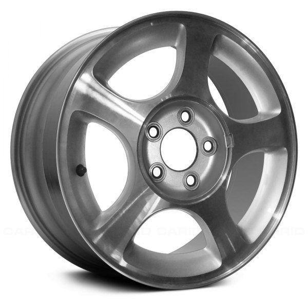 Replace® - 16 x 7.5 5-Spoke Machined and Silver Alloy Factory Wheel (Remanufactured)