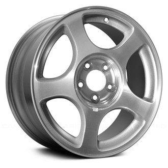 Replace® - 5-Spoke Silver with Machined Accents 16x7.5 Alloy Factory Wheel - Remanufactured