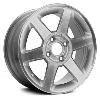 Replace® - 6 I-Spoke Machined with Lite Silver Pockets 16x6.5 Alloy Factory Wheel - Remanufactured