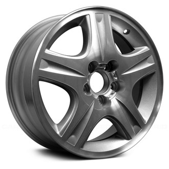 Replace® - 5-Spoke Sparkle Silver Textured 16x6 Alloy Factory Wheel - Remanufactured