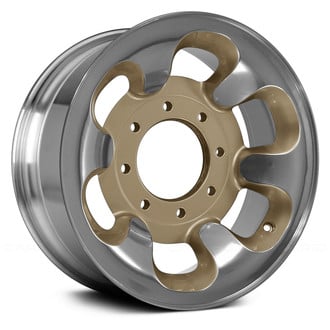 Replace® - 6-Slot Tan with Machined Face 16x7 Alloy Factory Wheel - Remanufactured