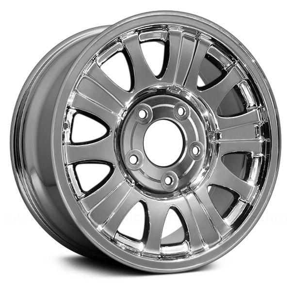 Replace® - 17 x 7.5 10-Slot Chrome Alloy Factory Wheel (Remanufactured)