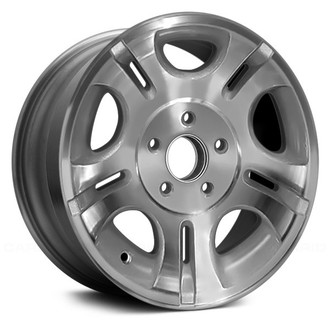 Replace® - 5-Slot Machined and Silver 15x7 Alloy Factory Wheel - Remanufactured