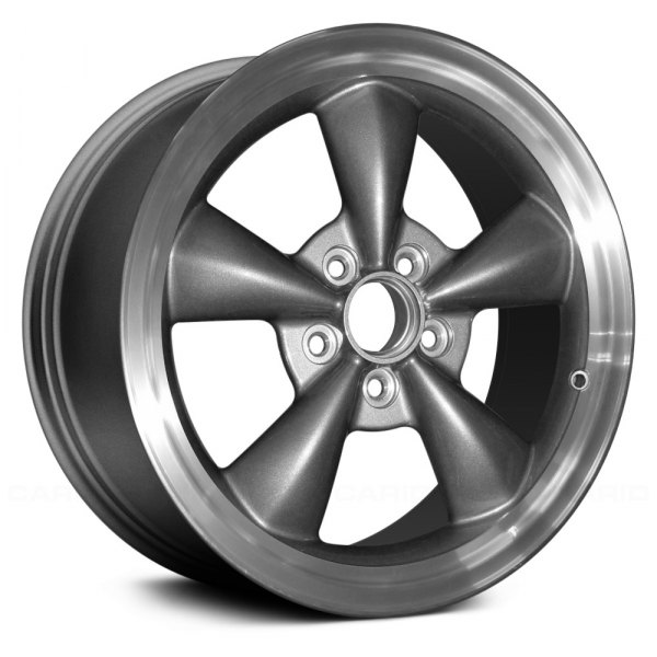 Replace® - 17 x 8 5-Spoke Gray with Rough Alloy Factory Wheel (Remanufactured)