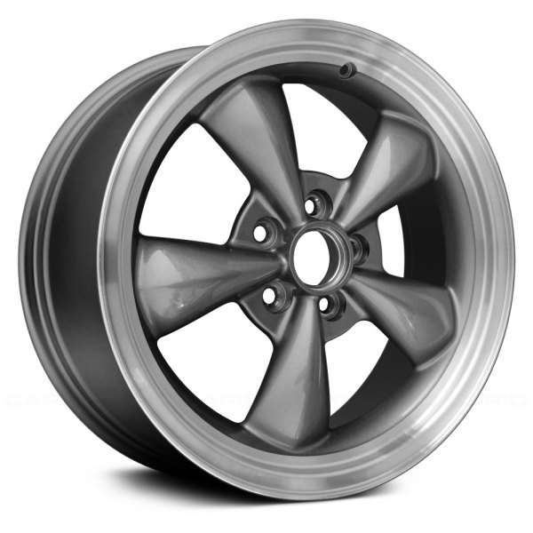 Replace® - 17 x 8 5-Spoke Gray with Smooth Alloy Factory Wheel (Remanufactured)