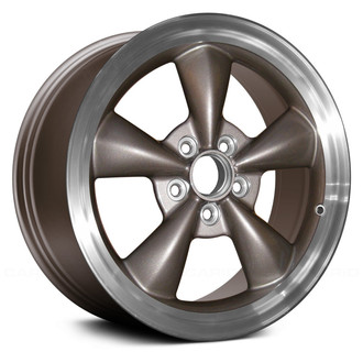 Replace® - 5-Spoke Tan with Machined Flange 17x8 Alloy Factory Wheel - Remanufactured
