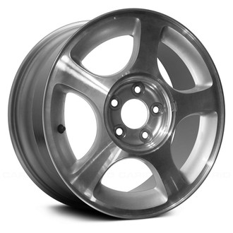 Replace® - 5-Spoke Silver with Machined Accents 16x7.5 Alloy Factory Wheel - Remanufactured