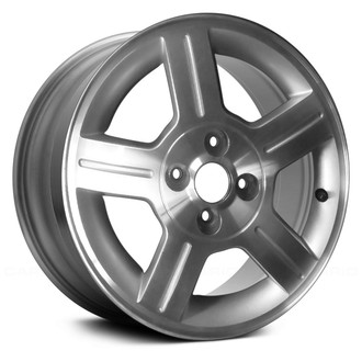 Replace® - 5-Spoke Machined with Silver Pockets 15x5.5 Alloy Factory Wheel - Remanufactured