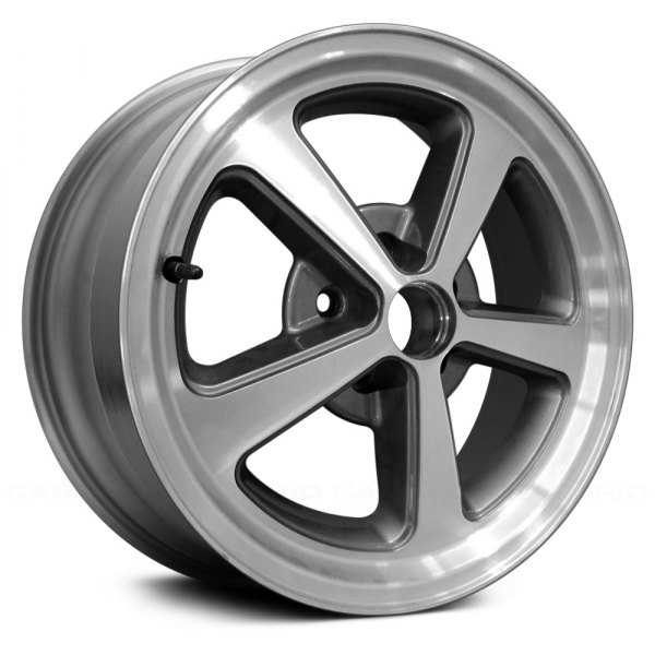Replace® - 17 x 8 5-Spoke Charcoal Gray Alloy Factory Wheel (Remanufactured)