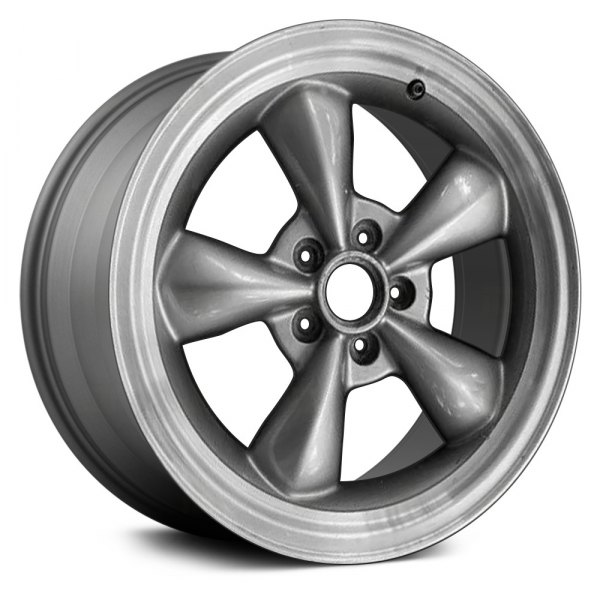 Replace® - 17 x 8 Machined Medium Charcoal Alloy Factory Wheel (Remanufactured)
