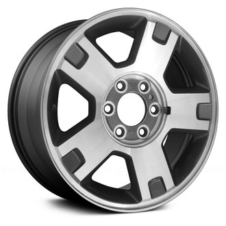 Replace® - 5-Spoke Machined with Charcoal Pockets 18x7.5 Alloy Factory Wheel - Replica