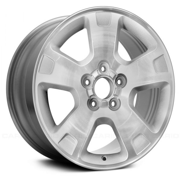 Replace® - 17 x 7 5-Spoke Silver with Machined Accents Alloy Factory Wheel (Remanufactured)