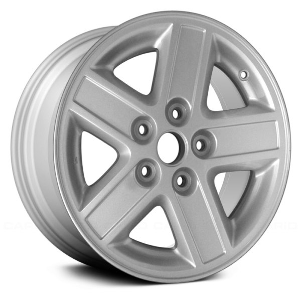 Replace® - 15 x 6.5 5-Spoke Silver Alloy Factory Wheel (Remanufactured)