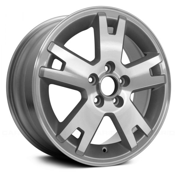 Replace® - 17 x 7.5 Double 5-Spoke Silver with Machined Face Alloy Factory Wheel (Remanufactured)