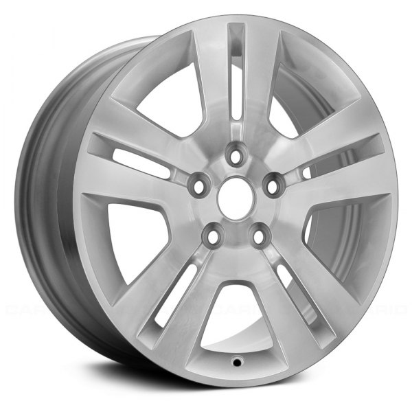 Replace® - 17 x 7 Double 5-Spoke Silver with Machined Face Alloy Factory Wheel (Replica)