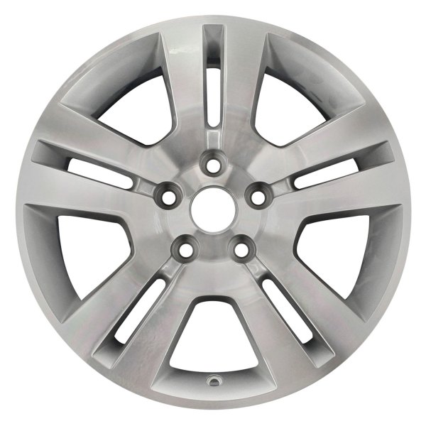 Replace® - 17 x 7 Double 5-Spoke Machined and Silver Alloy Factory Wheel (Factory Take Off)