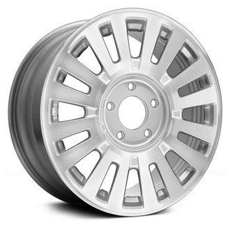 Replace® - 8 V-Spoke Silver with Machined Face 16x7 Alloy Factory Wheel - Remanufactured