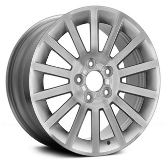 Replace® - 14-Spoke Silver with Machined Face 17x7 Alloy Factory Wheel - Remanufactured