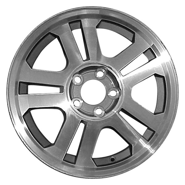 Replace® - 17 x 8 Double 5-Spoke Machined with Charcoal Vents Alloy Factory Wheel (Factory Take Off)