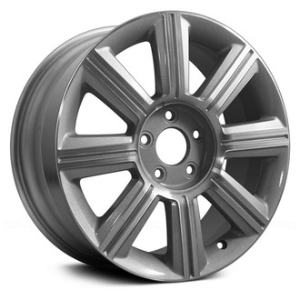 Replace® - 8 I-Spoke Silver with Machined Face 17x7.5 Alloy Factory Wheel - Remanufactured