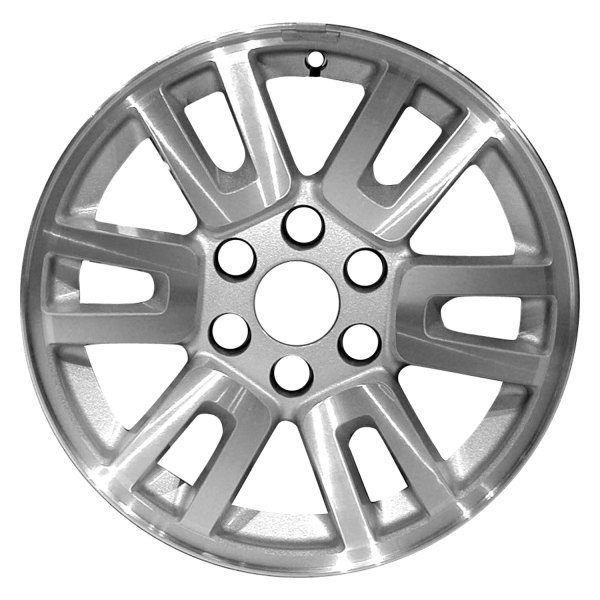 Replace® - 18 x 8.5 6 Double-Spoke Machined and Silver Alloy Factory Wheel (Factory Take Off)