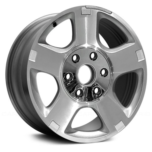 Replace® - 17 x 8 5-Spoke Silver with Machined Face Alloy Factory Wheel (Remanufactured)
