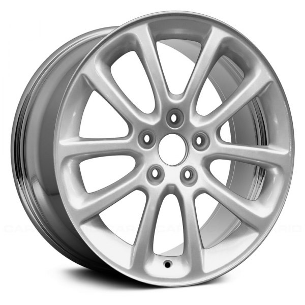 Replace® - 18 x 7.5 Double 5-Spoke Chrome Alloy Factory Wheel (Remanufactured)