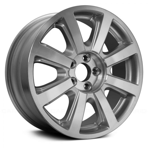 Replace® - 18 x 7.5 8-Spoke Machined with Silver Pockets Alloy Factory Wheel (Remanufactured)