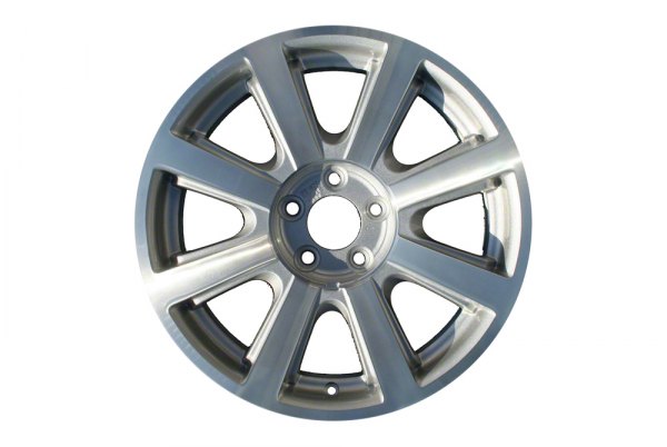 Replace® - 18 x 7.5 8-Spoke Machined with Silver Pockets Alloy Factory Wheel (Factory Take Off)
