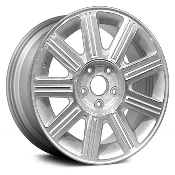 Replace® - 17 x 7 9 I-Spoke Machined with Silver Pockets Alloy Factory Wheel (Remanufactured)