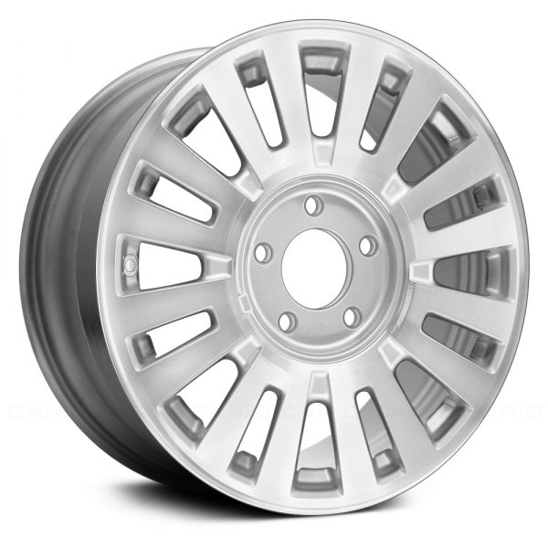 Replace® - 17 x 7 7 V-Spoke Silver with Machined Face Alloy Factory Wheel (Remanufactured)