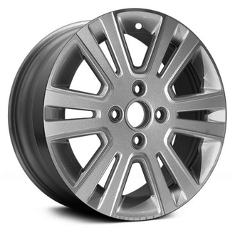 Replace® - 6 V-Spoke Silver with Machined Face 16x6 Alloy Factory Wheel - Remanufactured