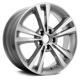 Replace® - Double 5-Spoke Silver with Machined Accents 18x7.5 Alloy Factory Wheel - Remanufactured