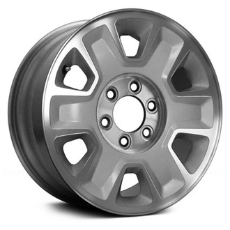 Replace® - 6 I-Spoke Silver with Machined Accents 17x7.5 Alloy Factory Wheel - Remanufactured