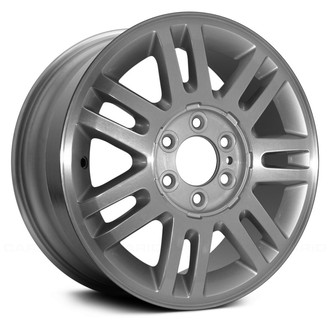 Replace® - 7 V-Spoke Silver with Machined Accents 18x7.5 Alloy Factory Wheel - Remanufactured