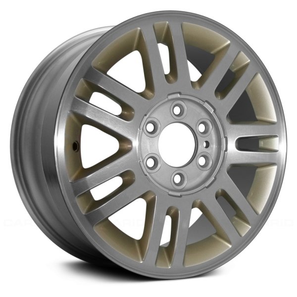 Replace® - 18 x 7.5 7 V-Spoke Machined with Champagne Inserts Alloy Factory Wheel (Remanufactured)
