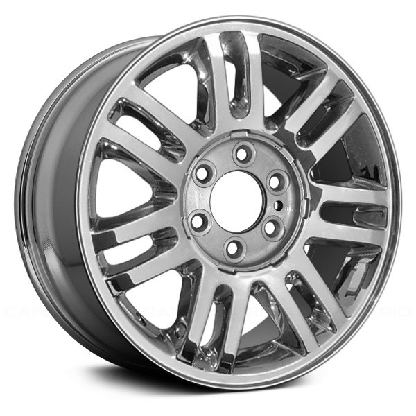 Replace® - 18 x 7.5 7 V-Spoke Chrome Alloy Factory Wheel (Remanufactured)